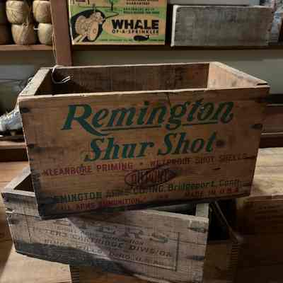 Remington Shur Shot Wooden Box