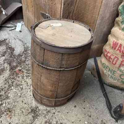 Five Gallon Wooden Barrel