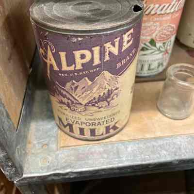 Alpine Evaporated Milk Can