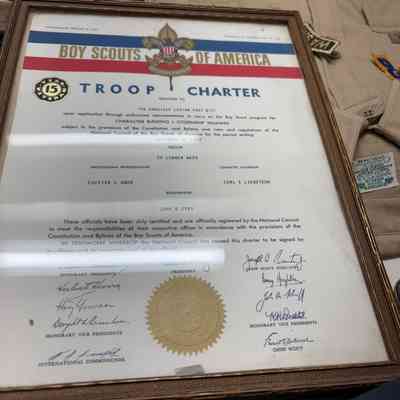 Boy Scout Charter 1963