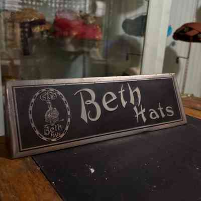 Beth Hats Sign