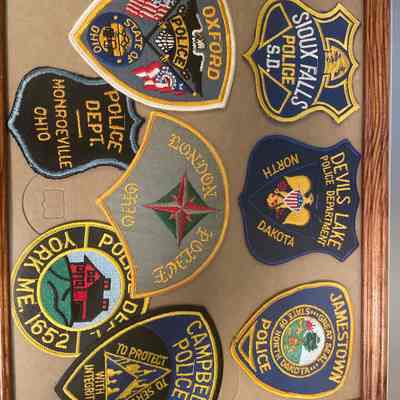 Eight Police Patches