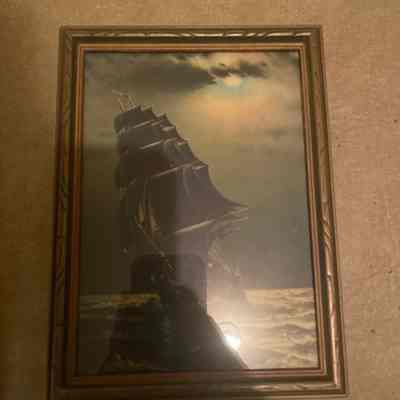 Painting of Ship at Sea