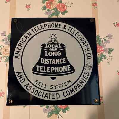 American Telephone and Telegraph CO. Sign