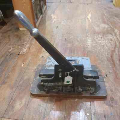 Printing Press Hand Punch