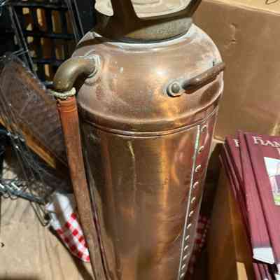 Brass Fire Extinguisher