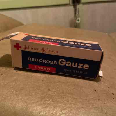 Red Cross Gauze Package
