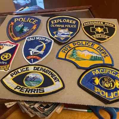Eight Police Patches
