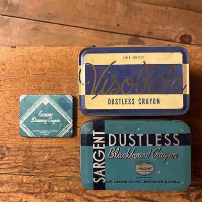 Dustless Crayon Tins