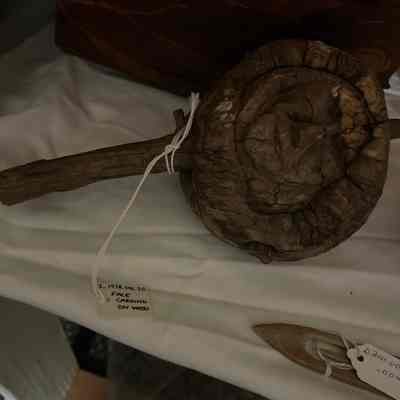Wood Carving of Face