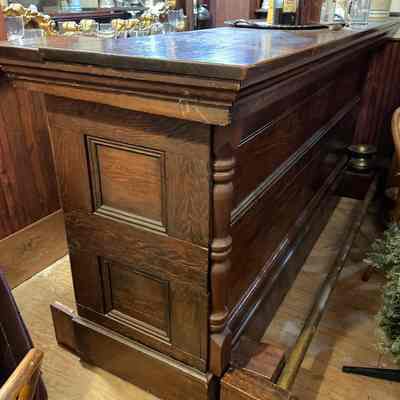 Wood bar top