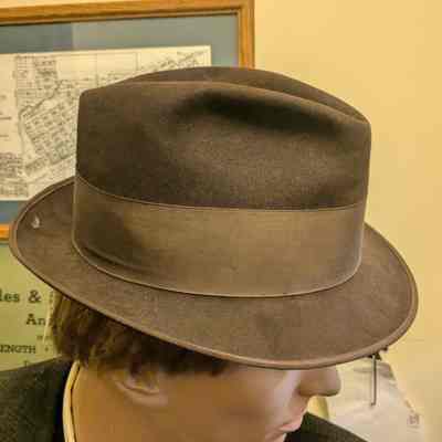 Brown Felt Brimhat