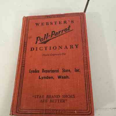 Webster Poll Parrot Dictionary