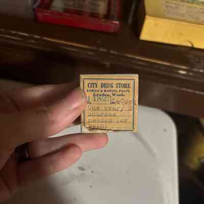 City Drug Store Prescription Box
