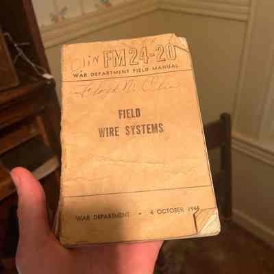 Field wire systems- 1944