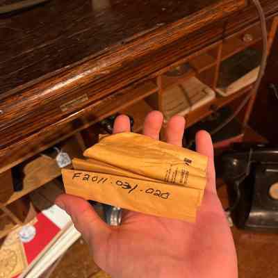 Envelope with screws