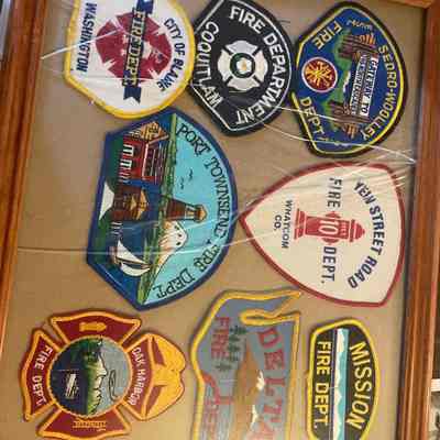 Eight Washington Fire Department Patches