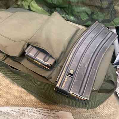 Two Magazines w/Canvas Holster