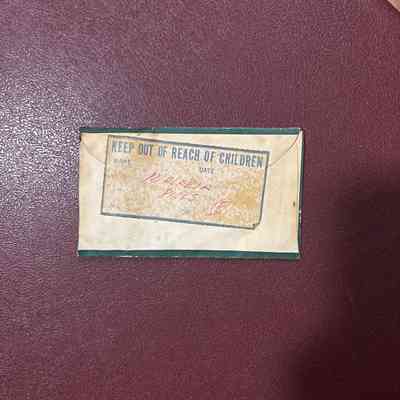 Malaria Pills Envelope