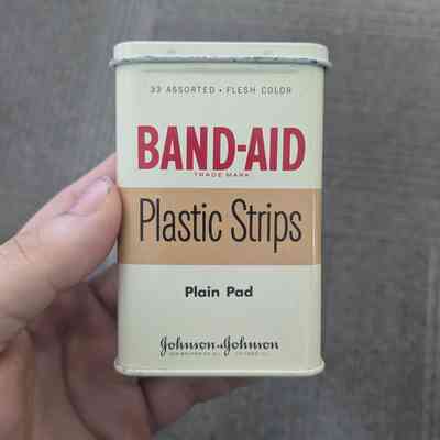Plastic strip band-aids