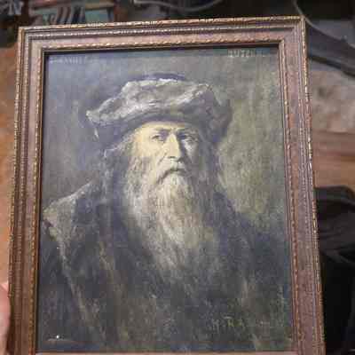 Painted Portrait of Johannes Gutenberg