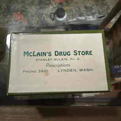 McLain's Drug Store Box