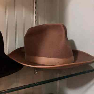 Wide Brimmed Brown Hat