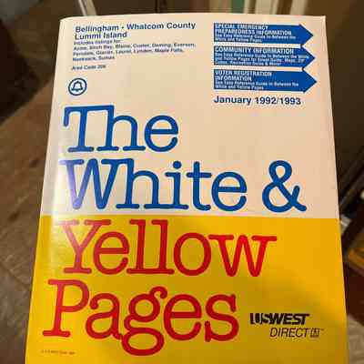 Whatcom telephone directory- 1992/93