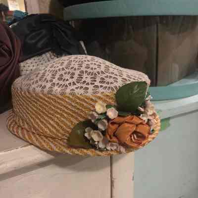 Yellow Floral Hat