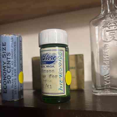 Green Prescription Bottle