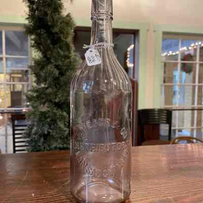 Purple Tinted Liquor Bottle
