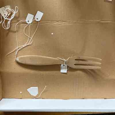 Wooden 3 prong fork