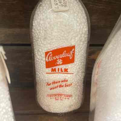 Cloverleaf Milk Bottle