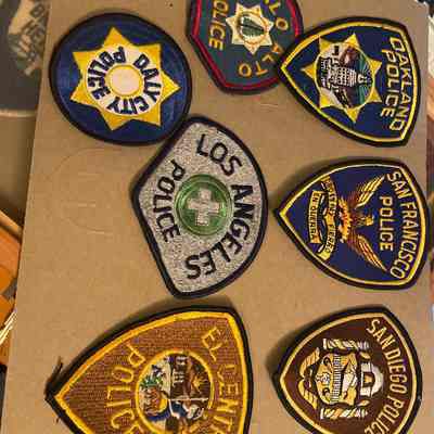 Seven Police Patches
