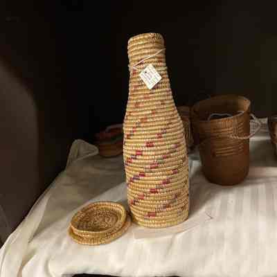 Inuit Woven Bottle Cover