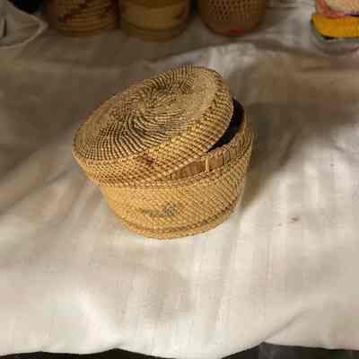 Cedar Bark and Bear Grass Basket