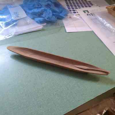 Small Carved Canoe