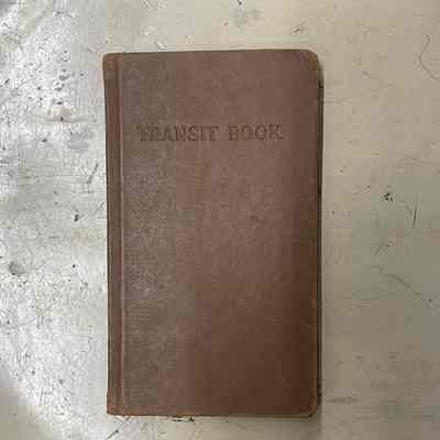 Engineer Field Transit Book