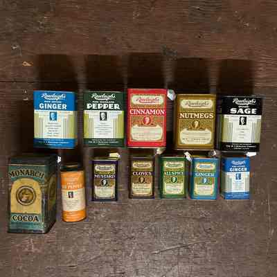 Collection of Spice Tins