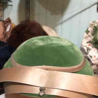 Green Suede Hat