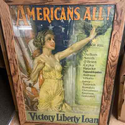 Americans All Propaganda Poster