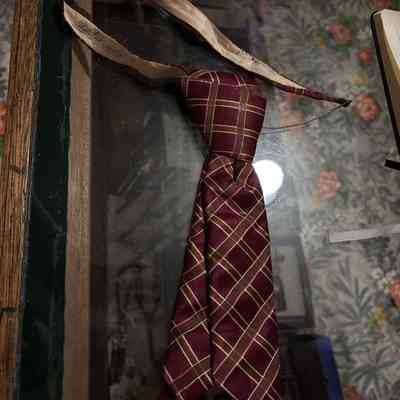Red Plaid Tie