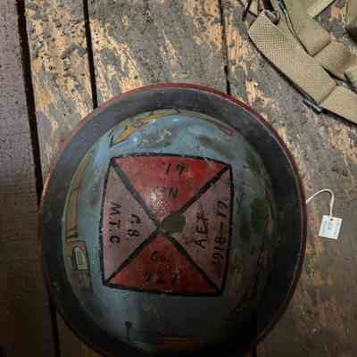 Painted Army Helmet