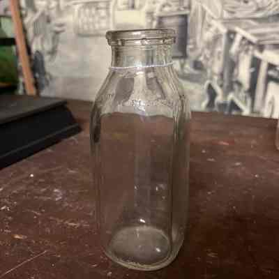 Glass Pint Milk Jug