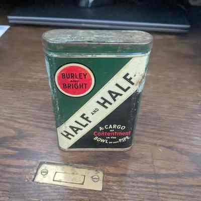 Half and Half Pipe Tobacco Tin