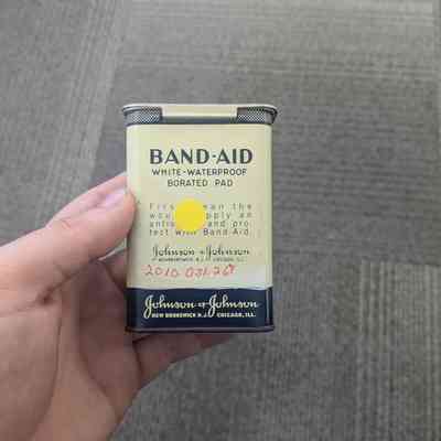 Waterproof band-aid container