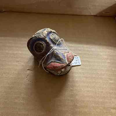 Wood animal head