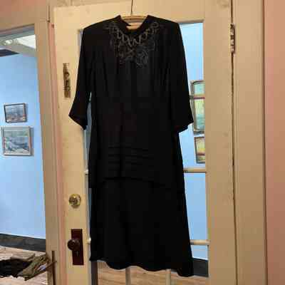 Black dress w/ beading in front