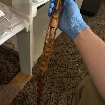 Carved Wooden Chain