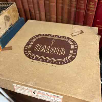 Haloid Photographic Paper Box & LId